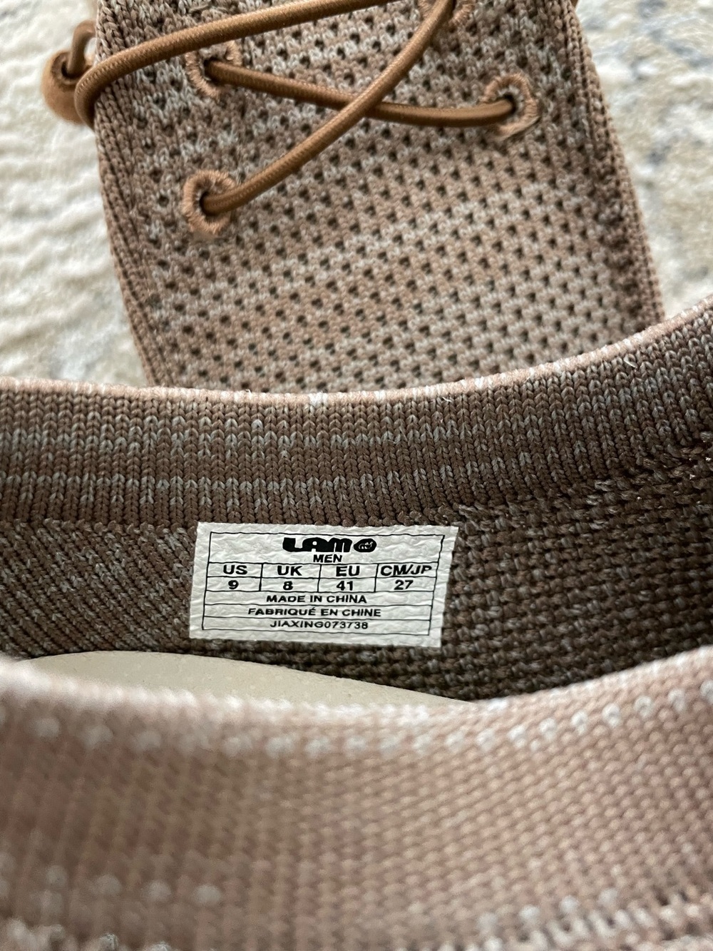LAMO Men’s Lightweight Sneakers Size 9 Beige (hey dude style) - Picture 5 of 7